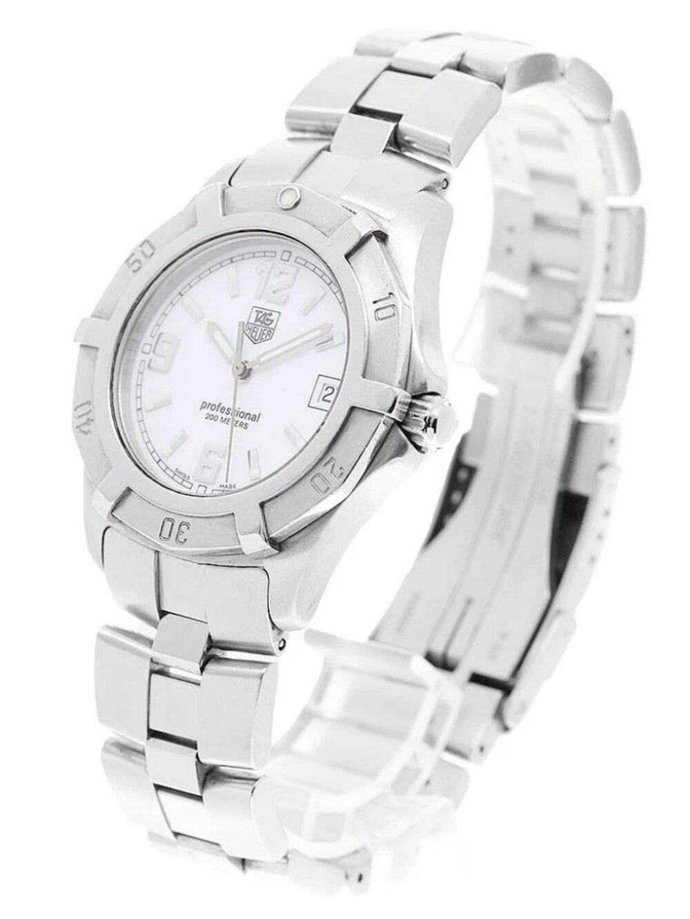 TAG HEUER 2000 Exclusive WN1111 Date white Dial Quartz Men's Watch_945292